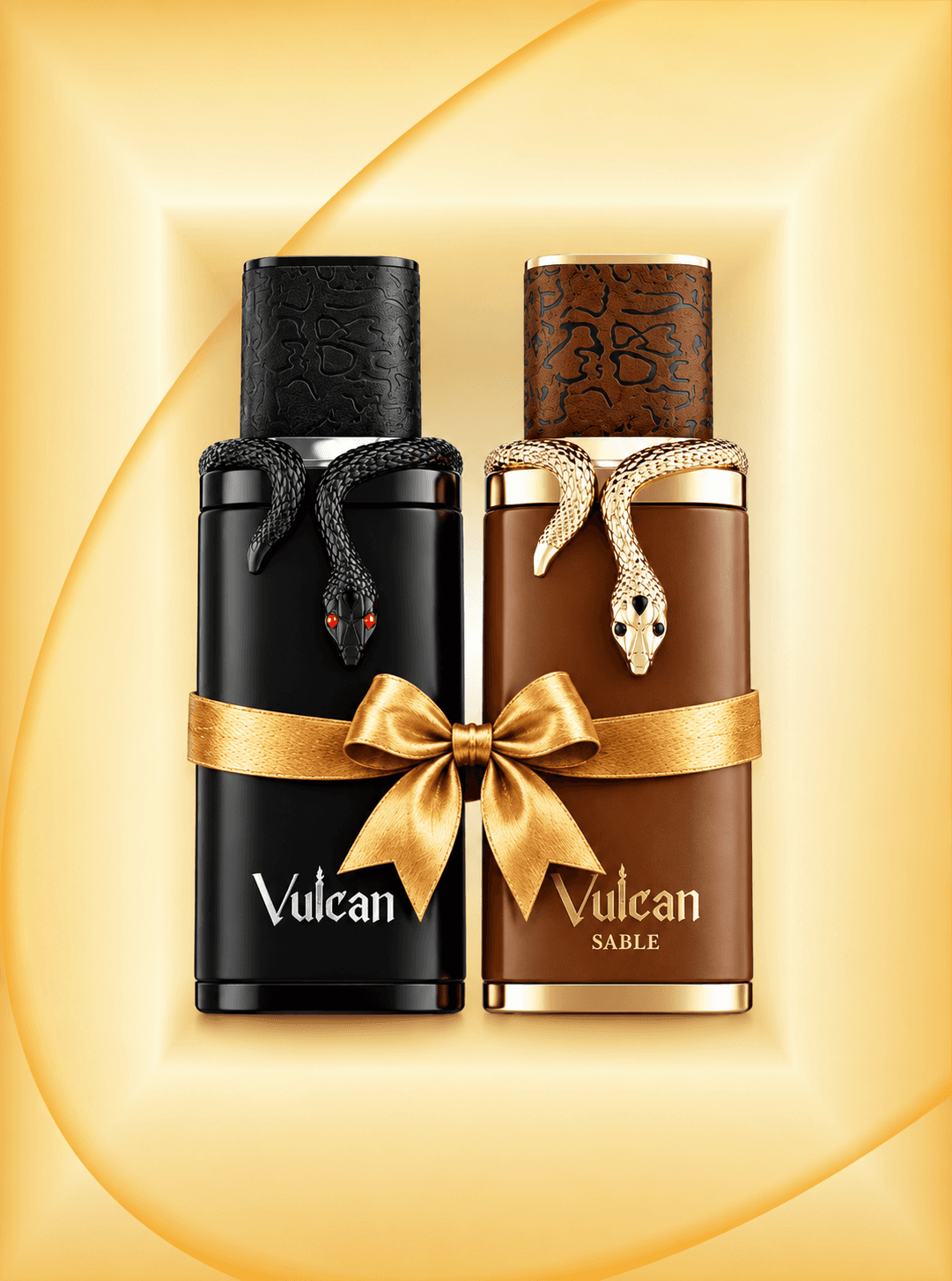 Vulcan Black 100ml & Vulcan Sable 100ml - unisex, men, women luxury perfume bottle - view 1