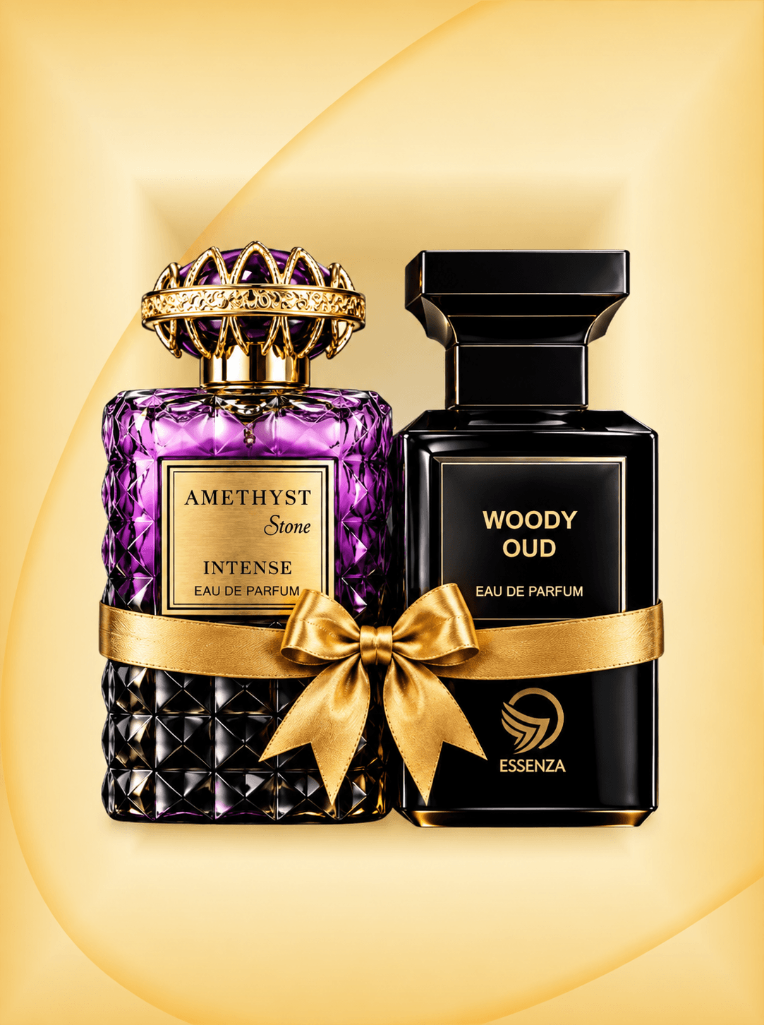 Amethyst Stone 100ml & Woody Oud 100ml - unisex, men, women luxury perfume bottle - view 1