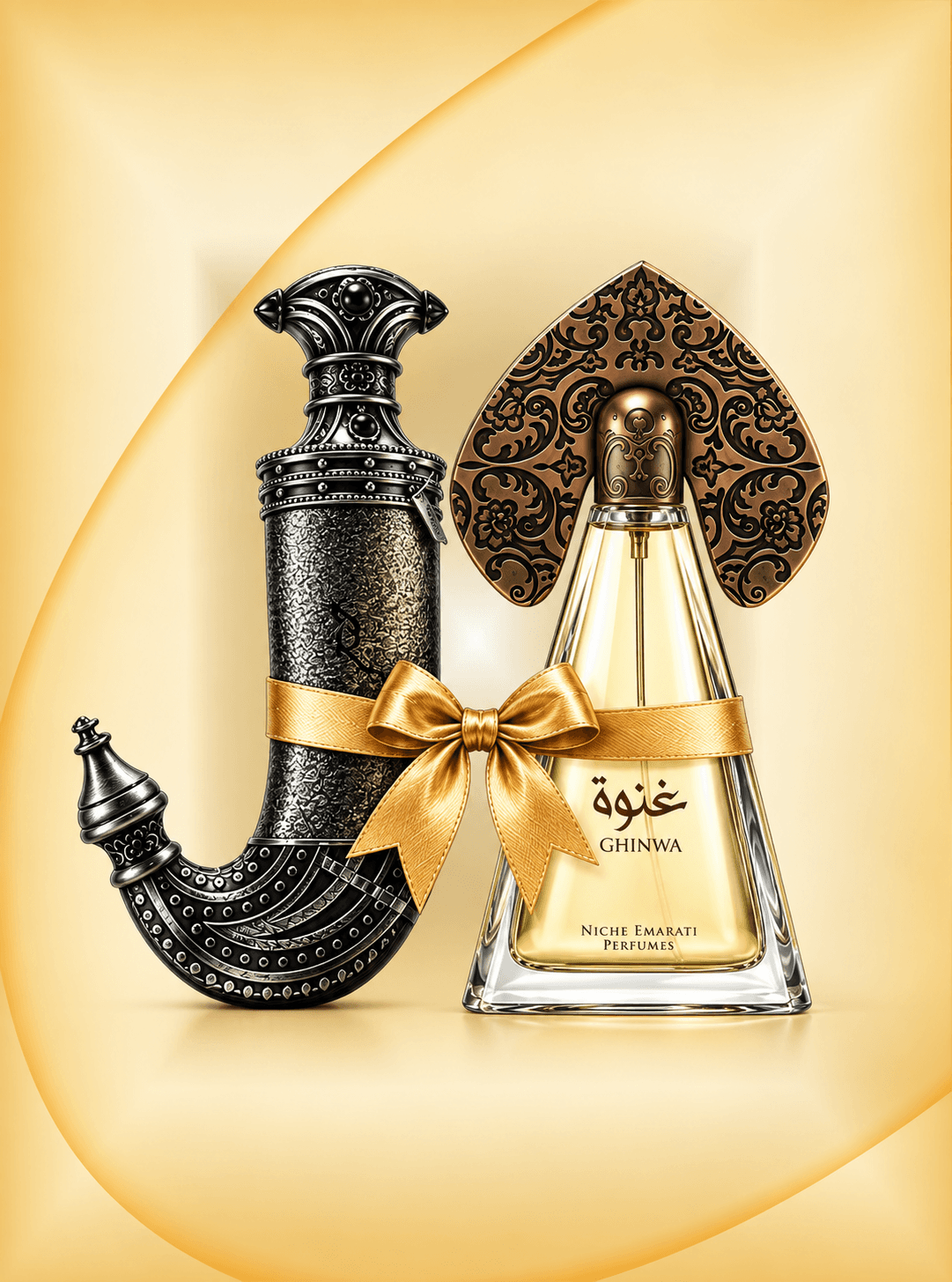 Khanjar 85ml & Ghinwa 100ml - unisex, men, women luxury perfume bottle - view 1